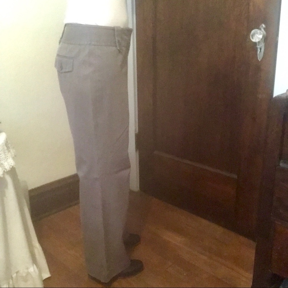 Ann Taylor LOFT Grey Wide-Leg Pants Size 8 - Picture 3 of 8